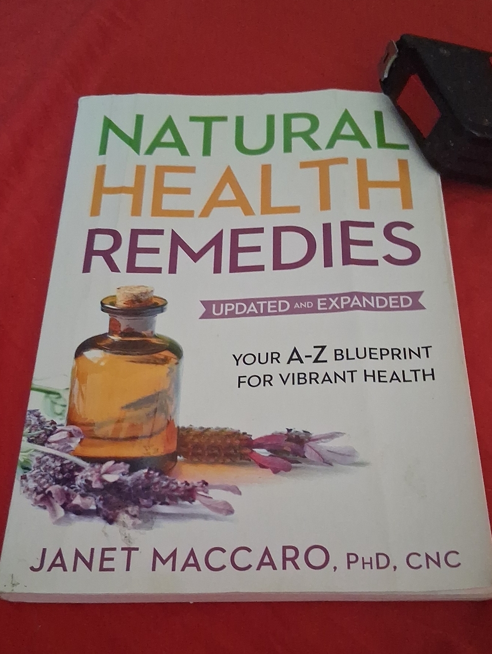 Natural Health Remedies - White Cover with Green, Orange, Purple Accents